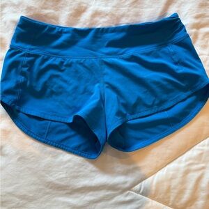 Lululemon Blue Speed Up Short 2.5”.